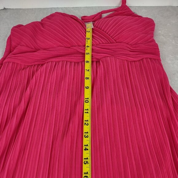 New Directions Womens Pink Azalea Formal Maxi Spaghetti Strap Dress Size M (NWT) - Picture 10 of 15